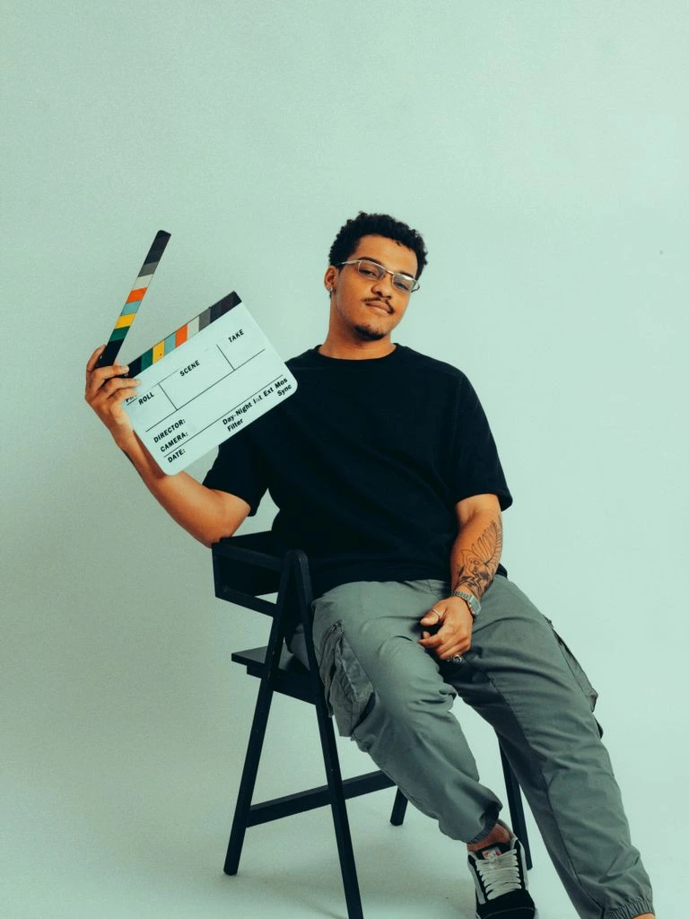 Theo Hood, co-founder, photographed in the Brooklyn studio
